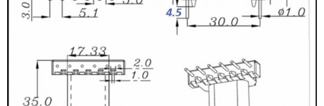 MH&W Tools New Bobbin for the EPC30 Ferrite